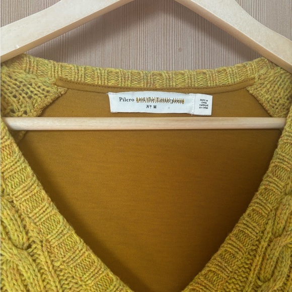 ANTHROPOLOGIE - Pilcro and the letterpress| Dually Clad Seeater in mustard | M - Picture 3 of 9